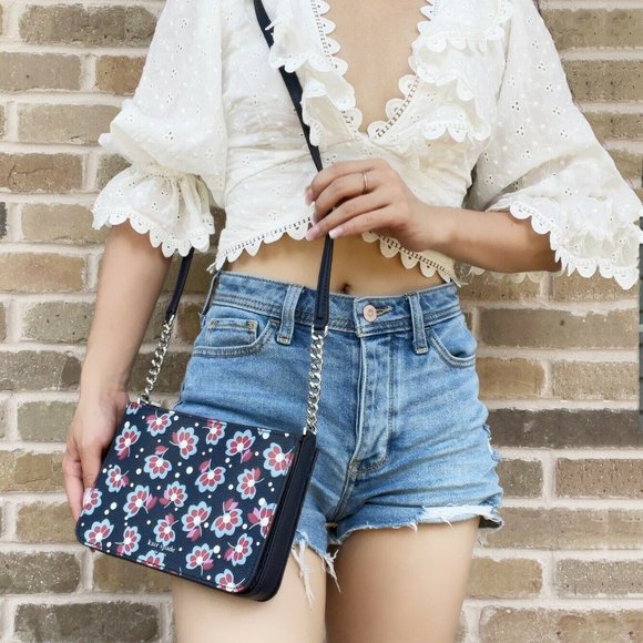 NWT Kate Spade Seaside Blooms Chain Crossbody - Picture 2 of 4